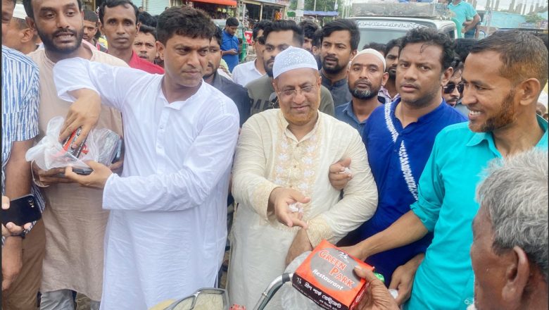 জিয়াউর রহমানের শাহদাৎবার্ষিকী উপলক্ষে অসহায়দের মাঝে খাবার বিতরণ।