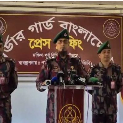 ৬ কোটি ৩১ লাখ টাকার অবৈধ পণ্য জব্দ করলো বিজিবি।